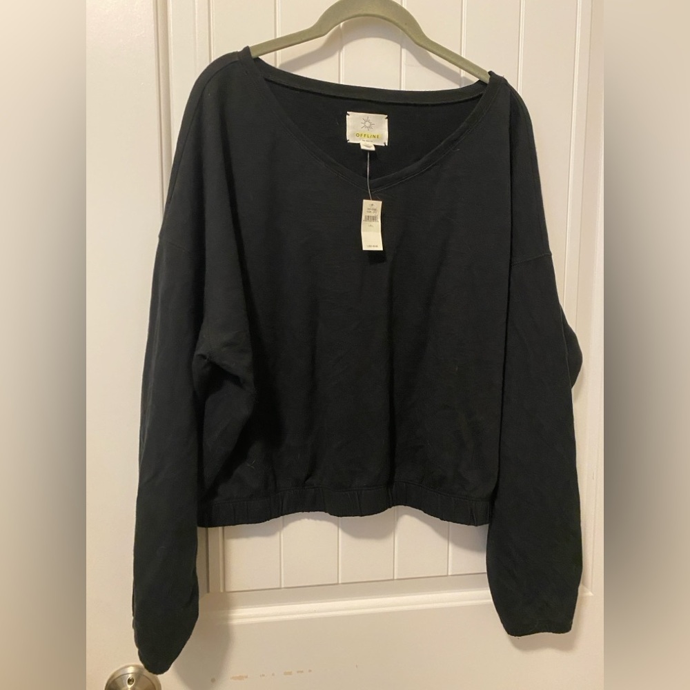 NWT Offline by Aerie Cropped Sweatshirt